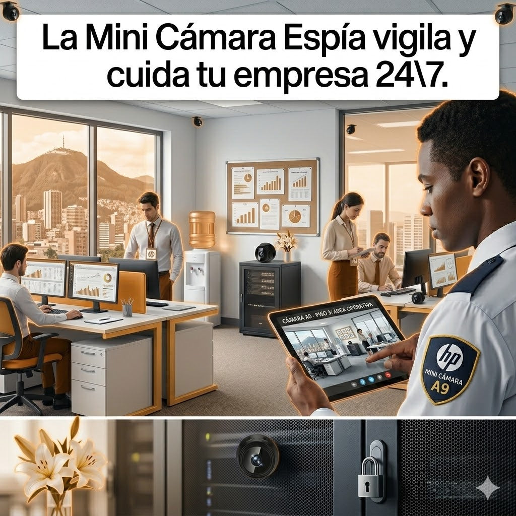 OJO SECRETO 👀MINI CÁMARA ESPÍA HD CON MONITOREO EN TIEMPO REAL, Protege tu hogar, desde tu celular 📱