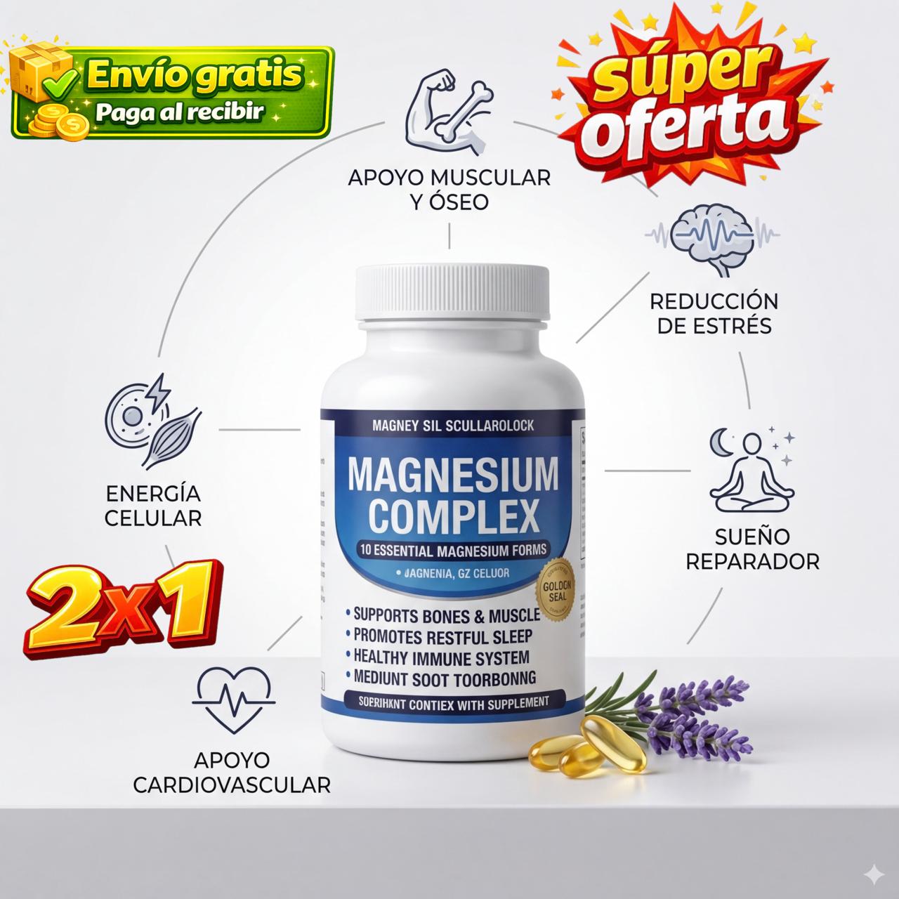 Magnesio Toplux Energía & Equilibrio x2
