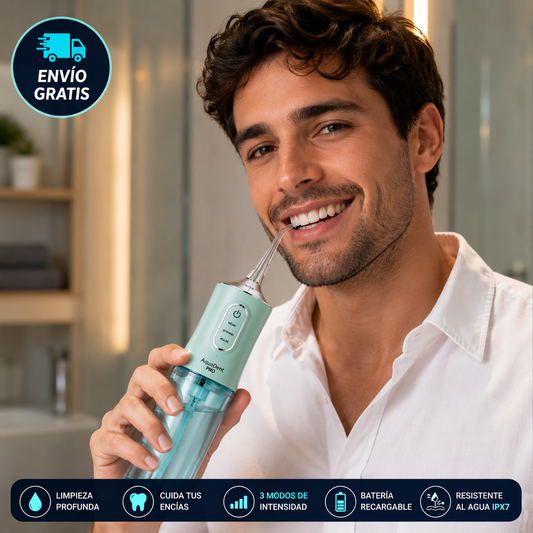 AQUADENT PRO 🦷 LIMPIADOR DENTAL IRRIGADOR.