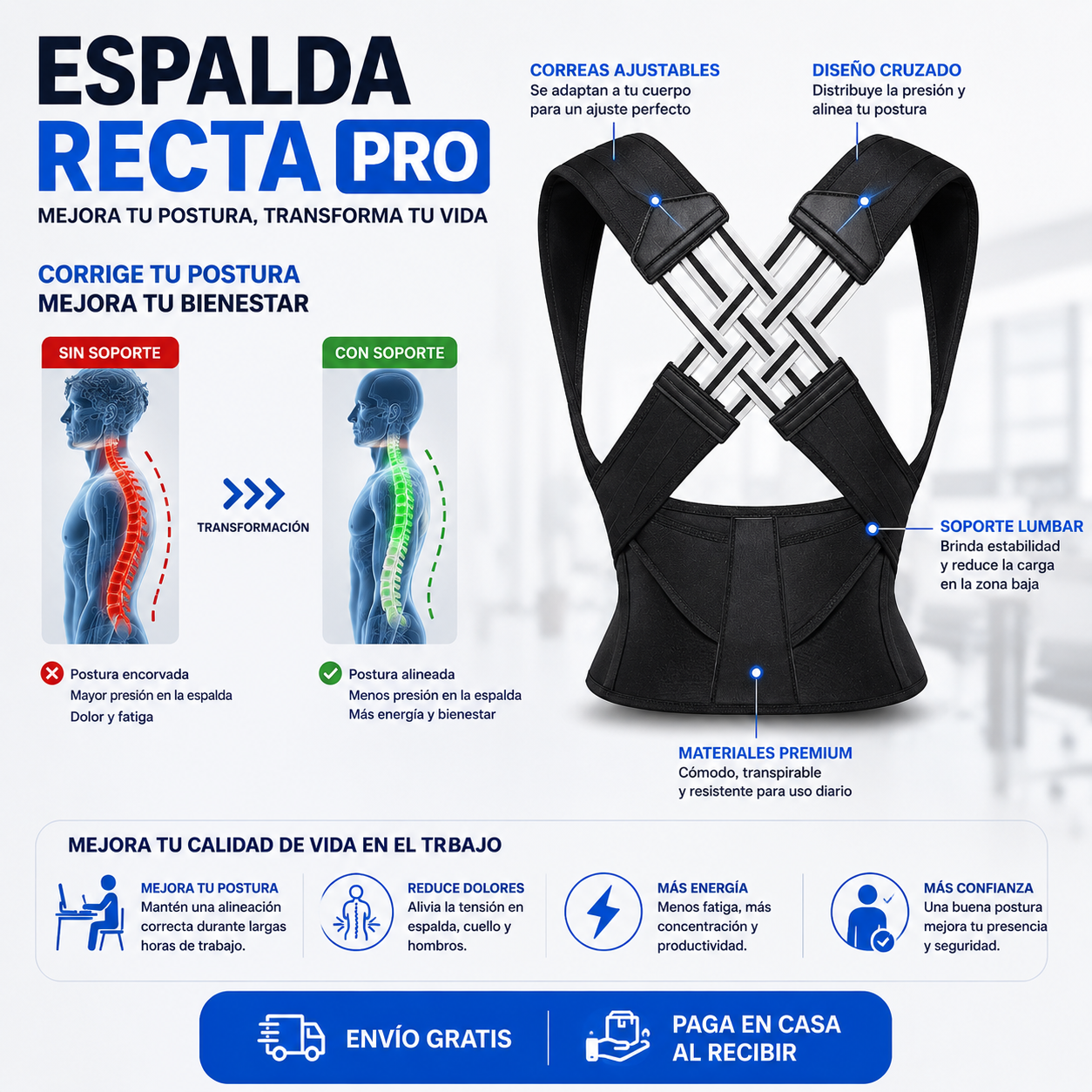 ESPALDA RECTA PRO ⚡️