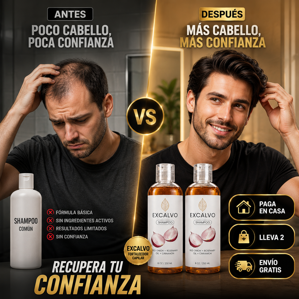 EXCALVO - Fortalecedor Capilar 🧅🪮