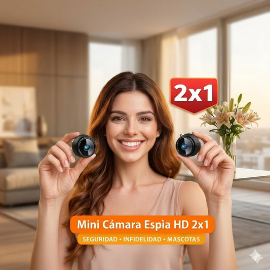 OJO SECRETO 👀MINI CÁMARA ESPÍA HD CON MONITOREO EN TIEMPO REAL, Protege tu hogar, desde tu celular 📱